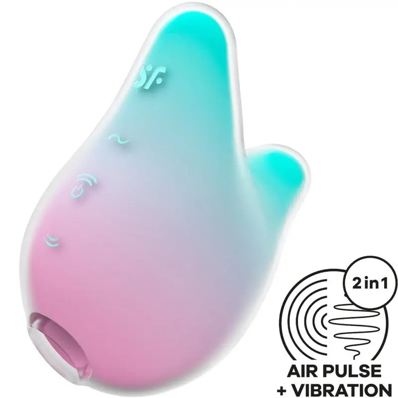 Satisfyer Mermaid Vibes Stimulator & Vibrator Mint & Pink