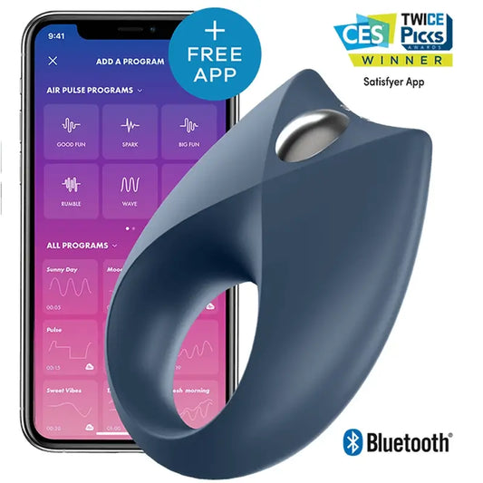 Anneau vibrant Satisfyer Powerful Royal One App