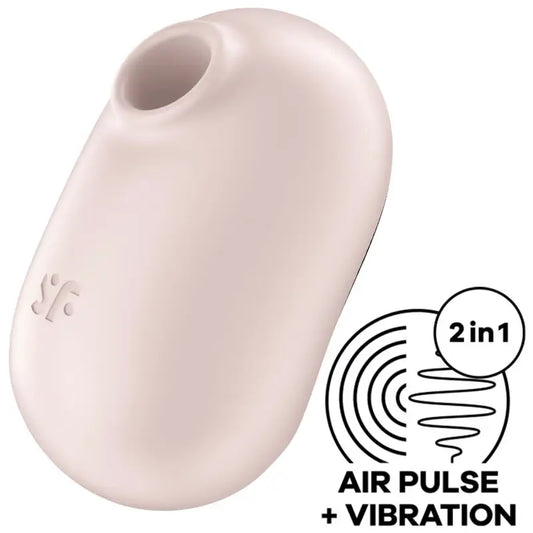 Satisfyer Pro To Go 2 Stimulateur et Vibrateur Double Beige