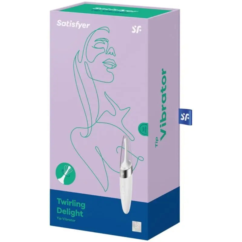 Stimulateur clitoridien Satisfyer Ring Twirling Delight - Blanc
