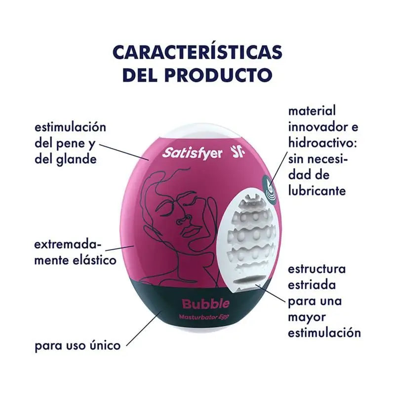 Satisfyer Set 3 Masturbateur Oeufs Bubble Model