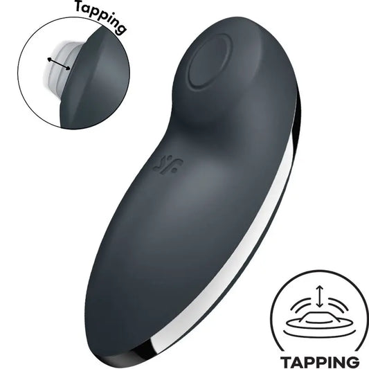 Satisfyer Tap & Climax 2 Vibrator & Stimulator Grey