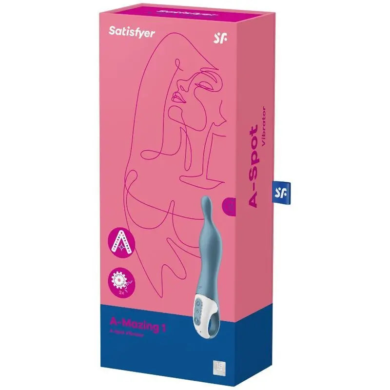 Satisfyer Vibrator A-Mazing 1 Vibrateur point A - Bleu