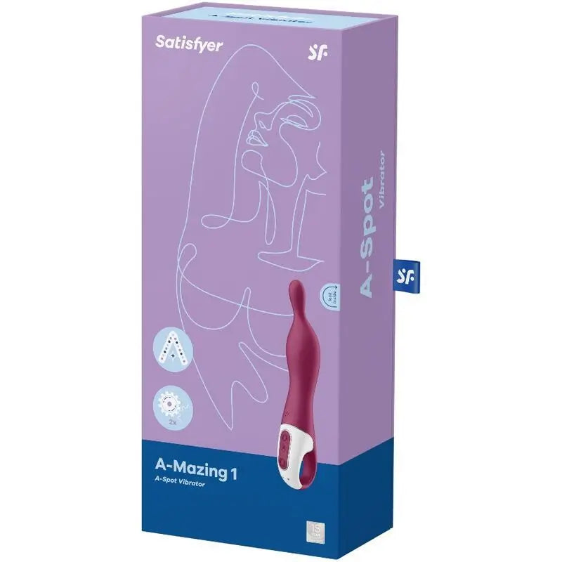 Satisfyer Vibrator A-Mazing 1 Vibrateur pour le point A - Berry