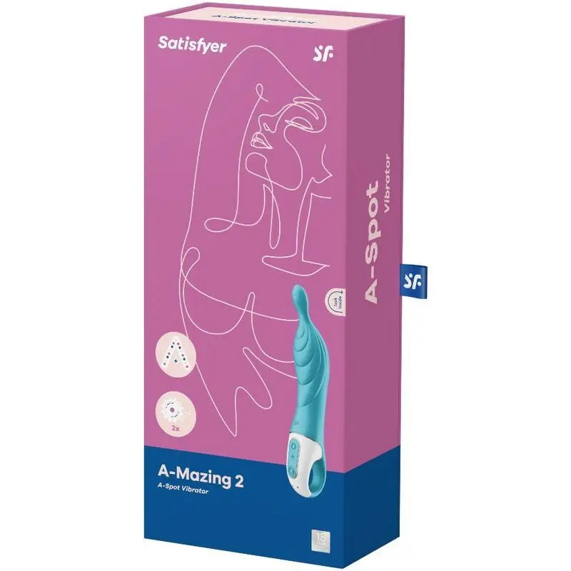 Satisfyer Vibrator A-Mazing 2 Vibrateur point A - Turquoise