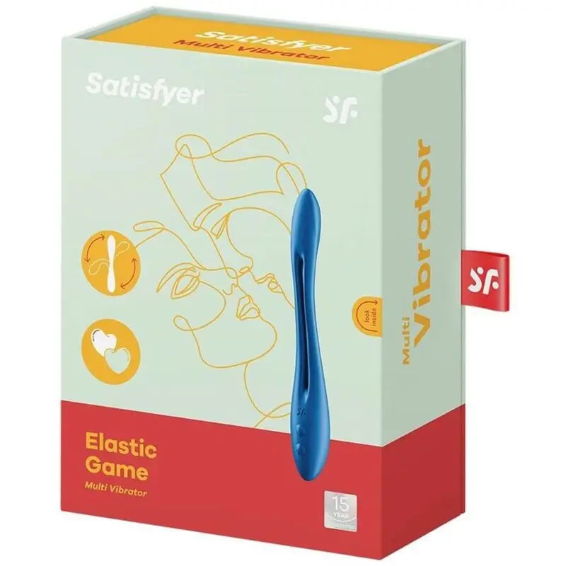 Satisfyer Vibrator Elastic Game Multi Vibrator - Bleu