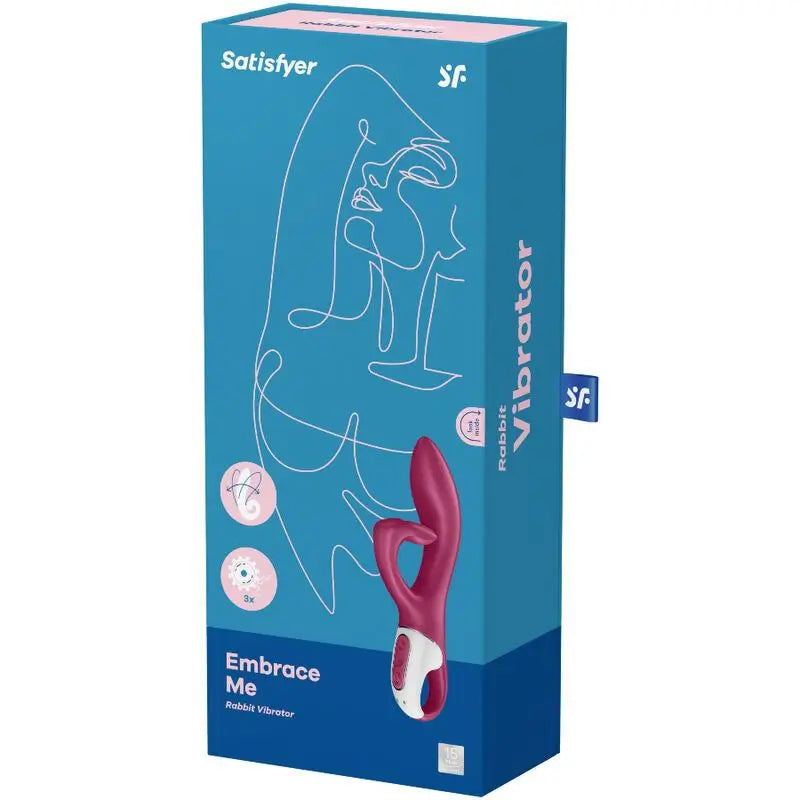 Satisfyer Vibrator Embrace Me Vibrateur point G - Rouge