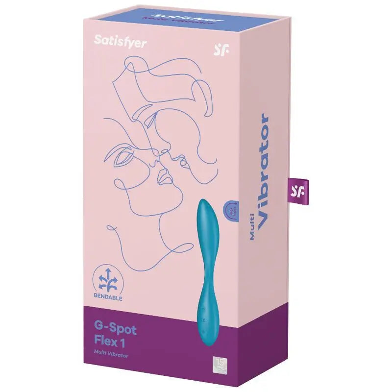 Satisfyer Vibrator G-Spot Flex 1 Multi Vibrator - Bleu