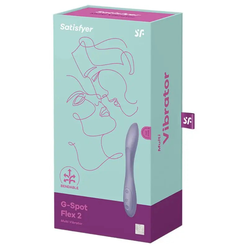 Satisfyer Vibrator G-Spot Flex 2 Multi Vibrator - Violet
