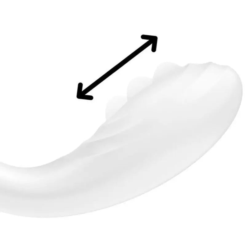 Vibrateur Satisfyer Vibrateur de plaisir déroulant pour le point G - Blanc