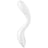 Vibrateur Satisfyer Vibrateur de plaisir déroulant pour le point G - Blanc