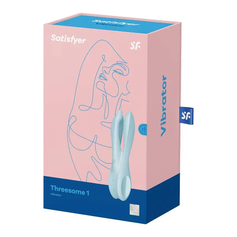 Satisfyer Vibrator Threesome 1 Vibrateur - Bleu