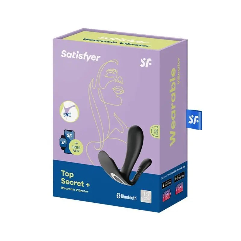 Vibrateur Satisfyer Top Secret + Vibrateur Noir