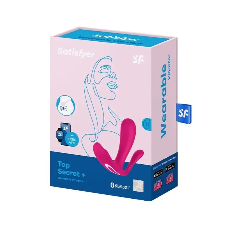Vibrateur Satisfyer Top Secret + Vibrateur Rose