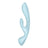 Vibrateur Satisfyer Vibrateur hybride Triple Oh - Bleu