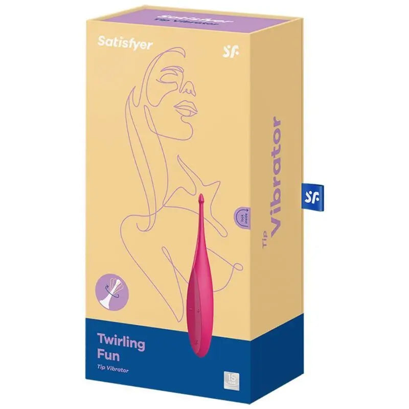 Vibrateur Satisfyer Stimulateur clitoridien Twirling Fun - Rose