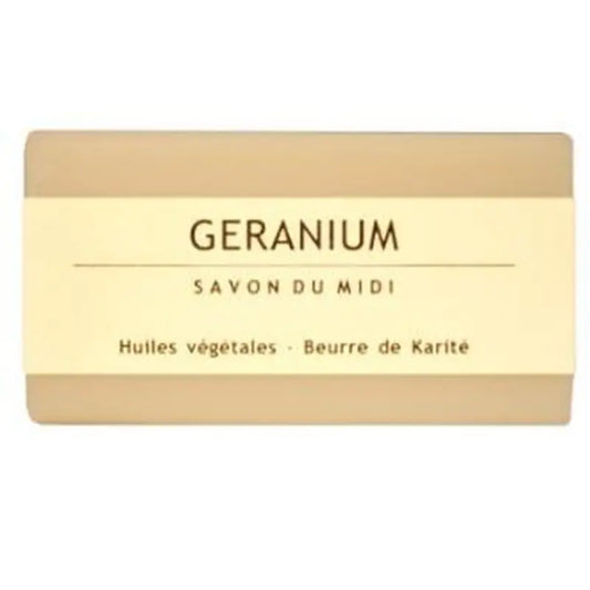 Savon Du Midi Geranium Soap Bar 100Gr. Bio