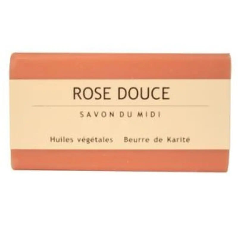 Savon Du Midi Organic Rose Sweet Soap Bar 100Gr.