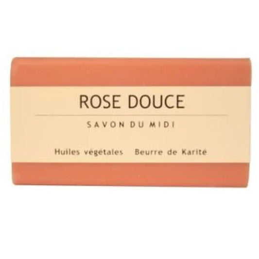 Savon Du Midi Organic Rose Sweet Soap Bar 100Gr.