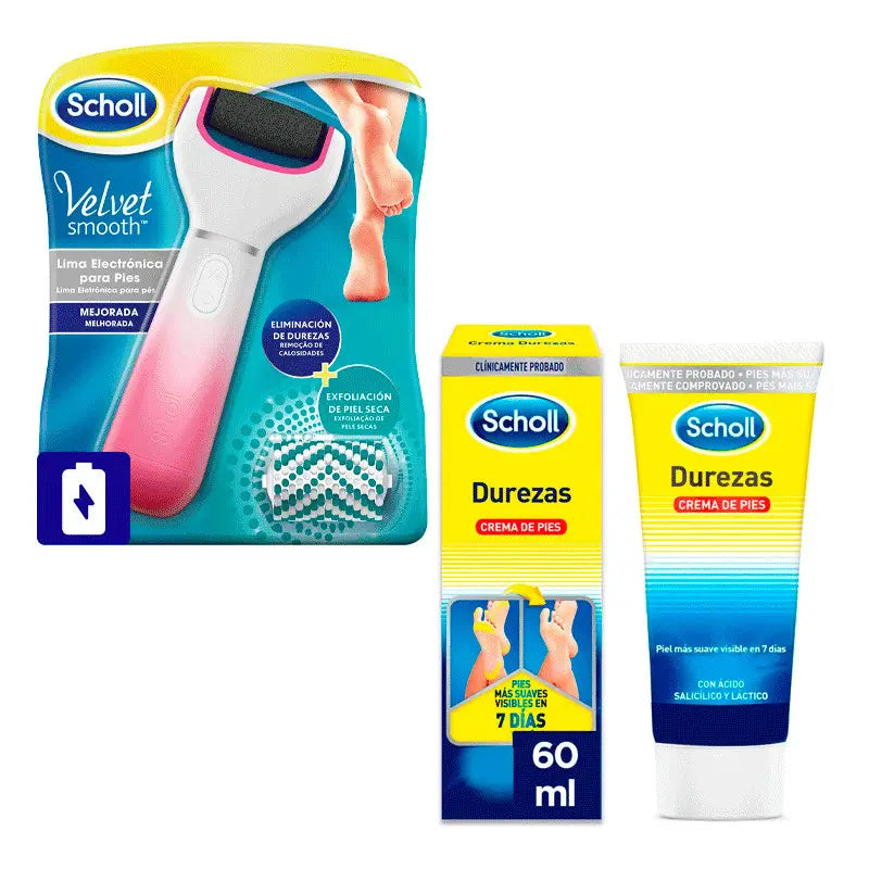 Scholl Electric File + Hardness Cream