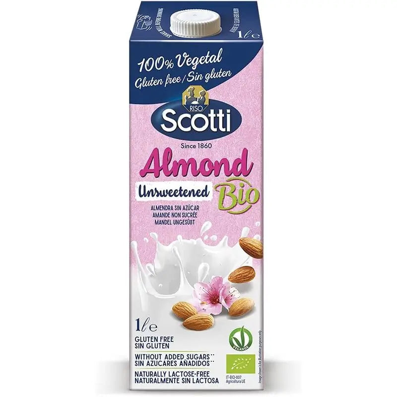 Scotti Boisson végétale non sucrée aux amandes 1L. Bio Sg