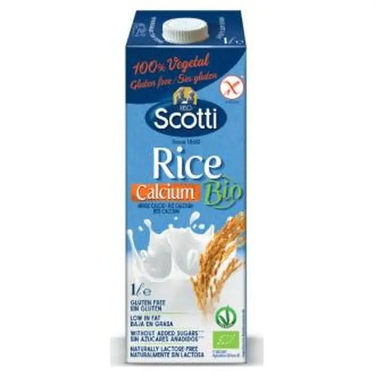 Scotti Vegetable Rice Drink with Calcium 1L Bio Sg Vegan