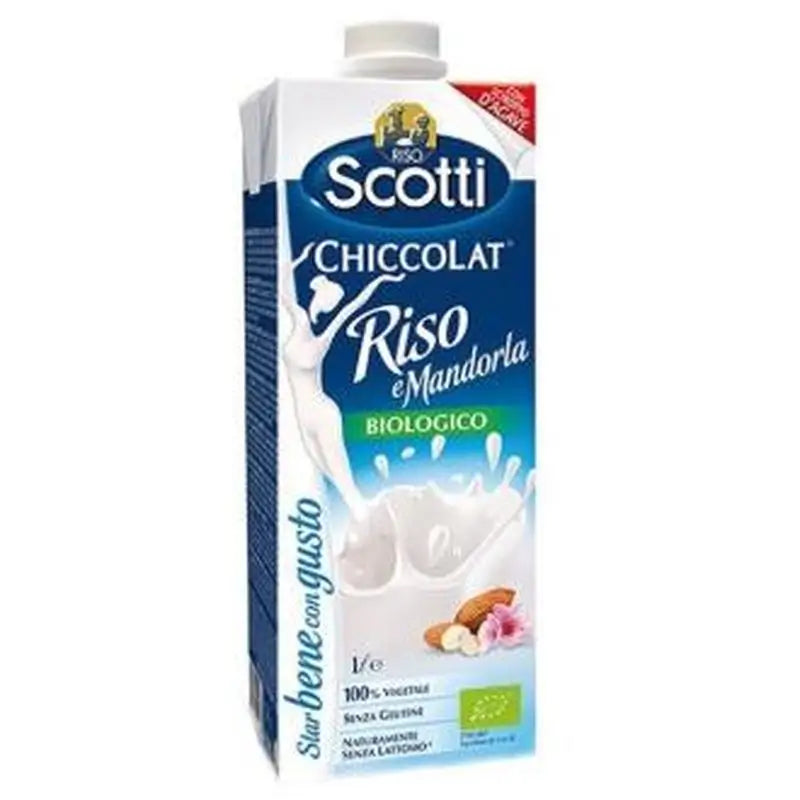 Scotti Rice and Almond Vegetable Drink 1L Bio Sg Vega