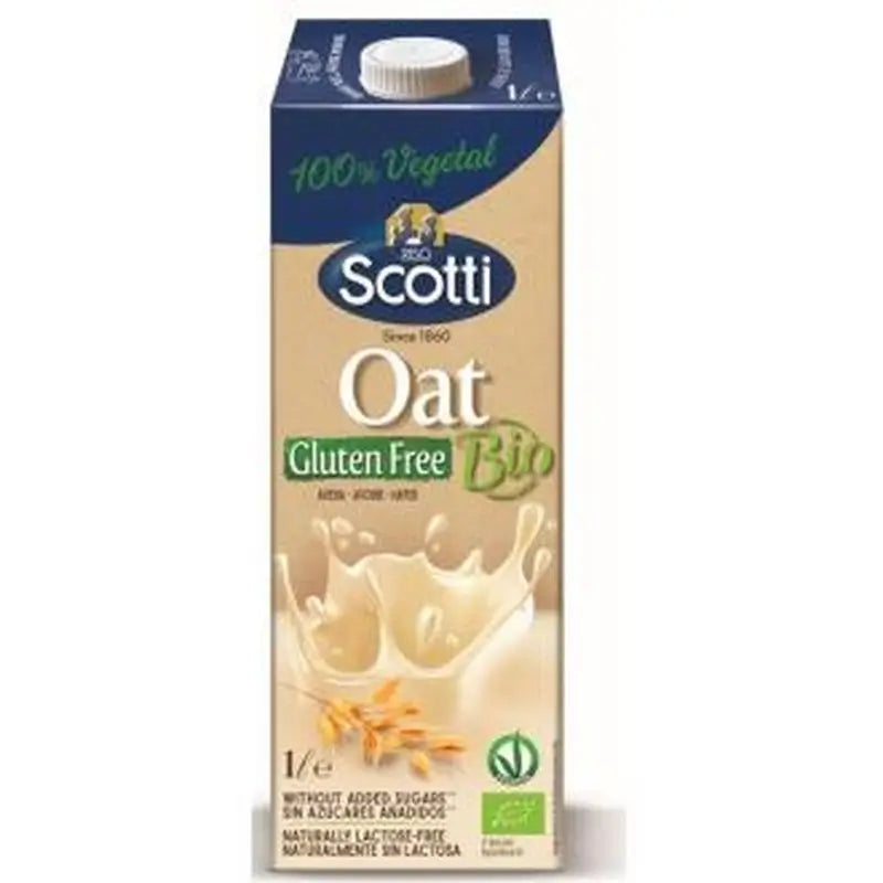 Scotti Gluten Free Oat Vegetable Drink 1L. Bio Vegan