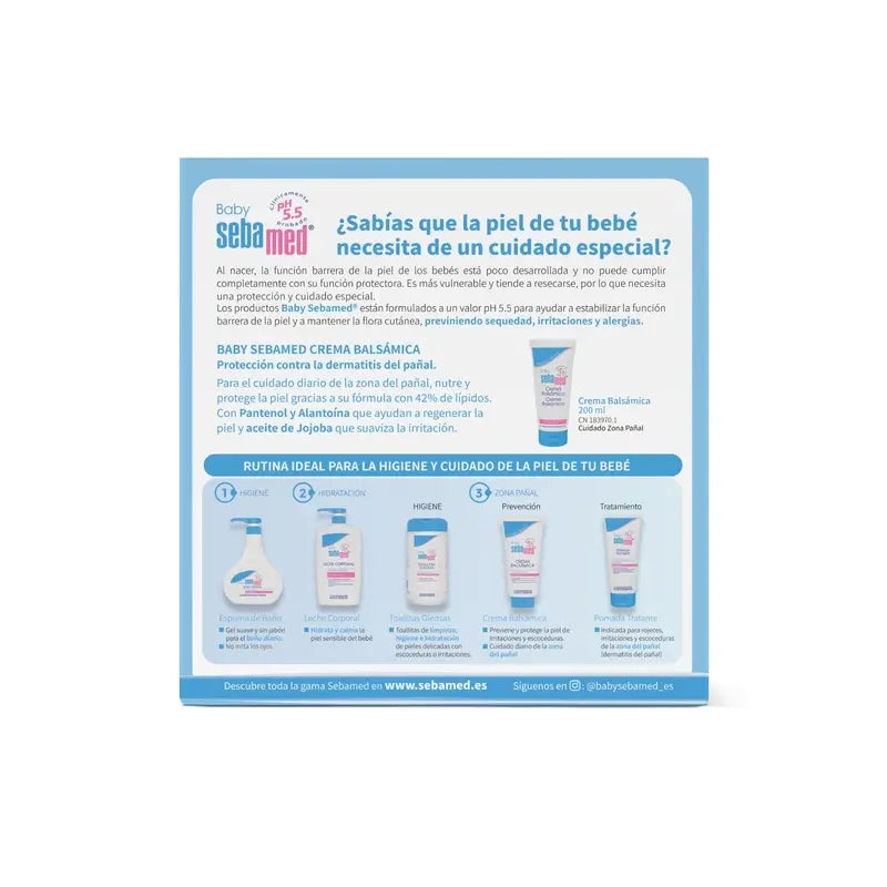 Sebamed Baby Duplo Crème Balsamique, 200 ml