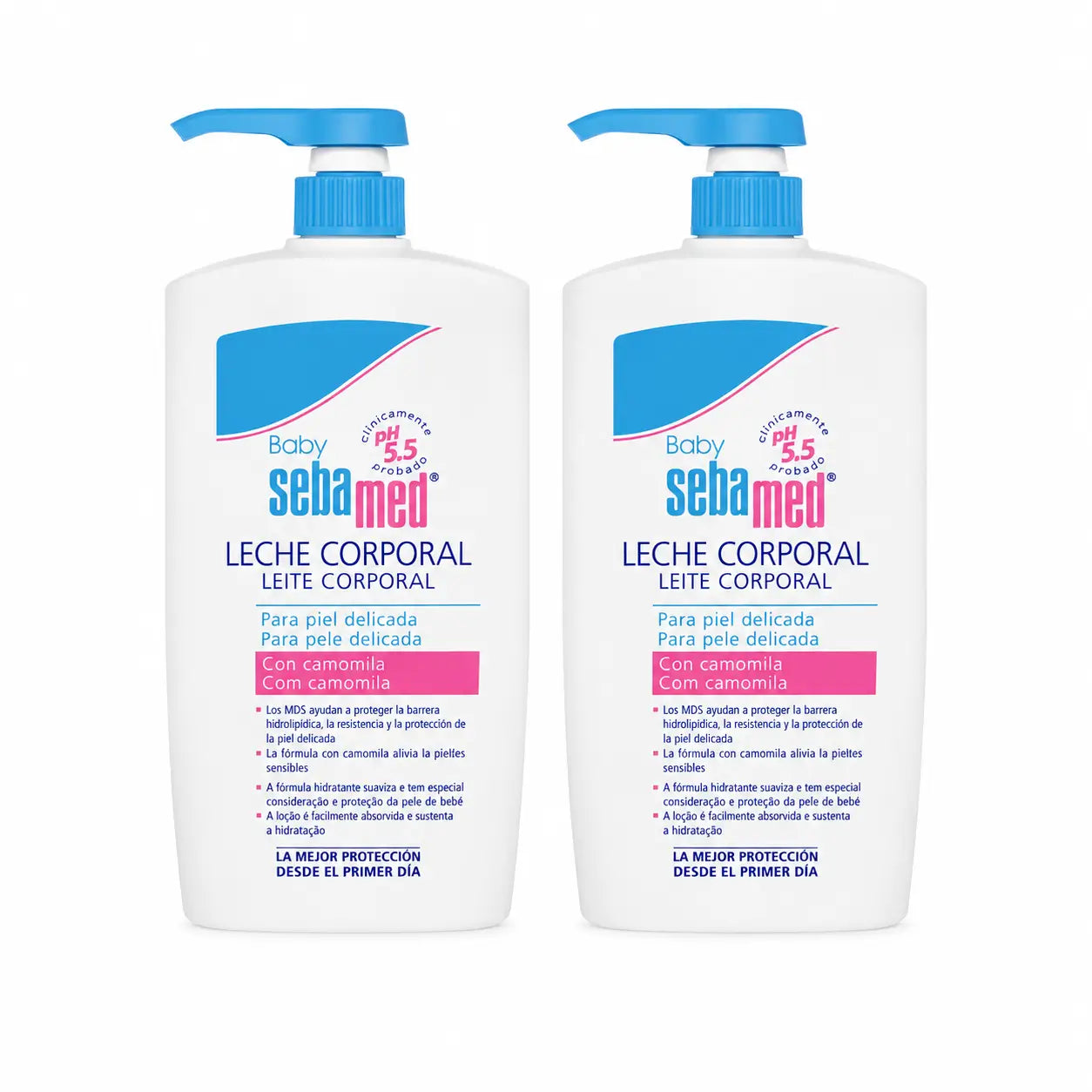 Sebamed Baby Body Milk For Delicate Skin 750 Ml, pack 2