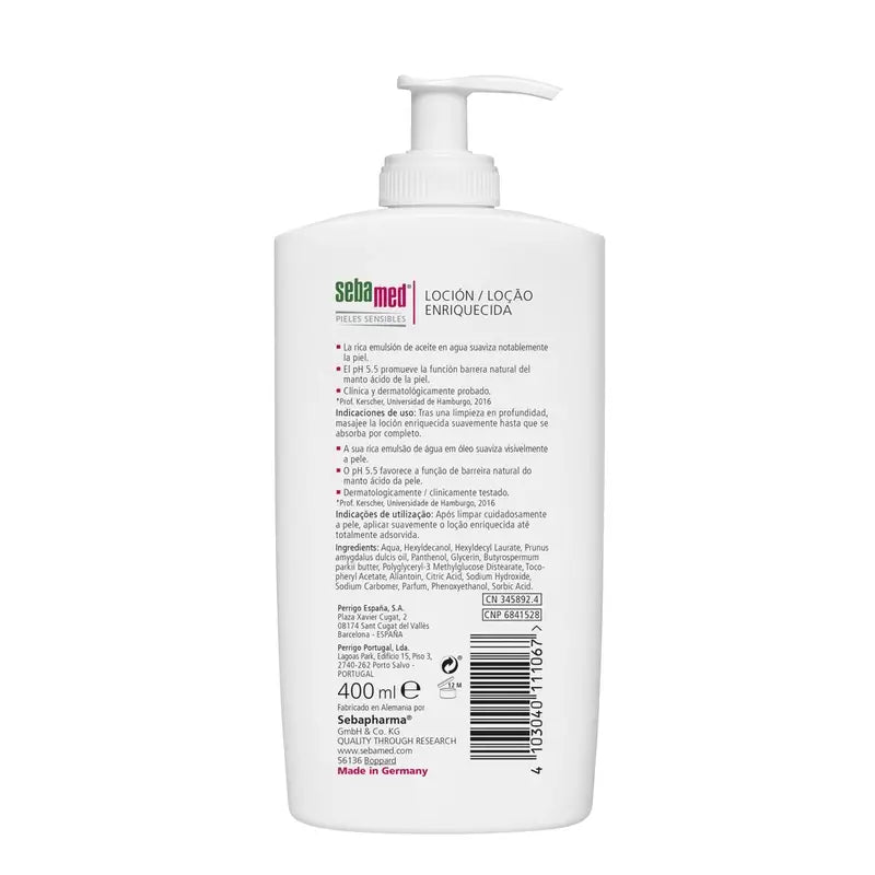 SEBAMED Lotion enrichie 400 ml