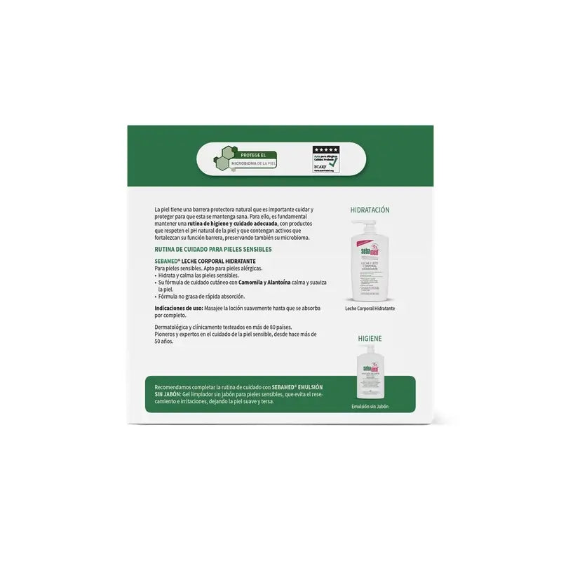 Sebamed Pack Body Milk, 750 ml 2ème lot à 60% de réduction