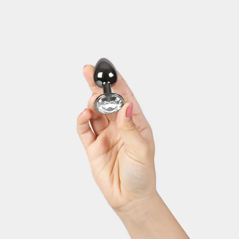 Secret Play Gunmetal Butt Plug Taille S 7 Cm