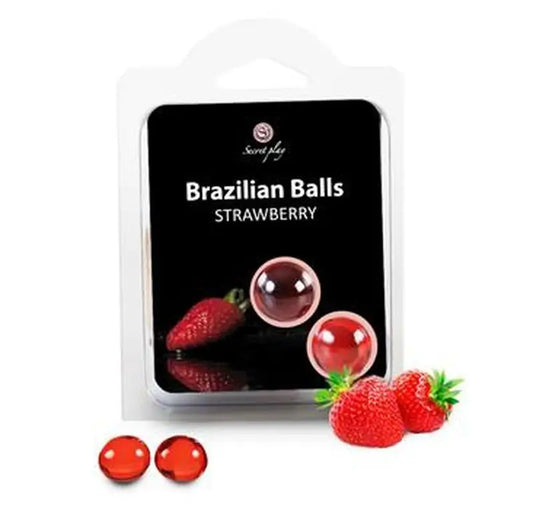 Secret Play Set 2 Strawberry Scented Brazilian Balls