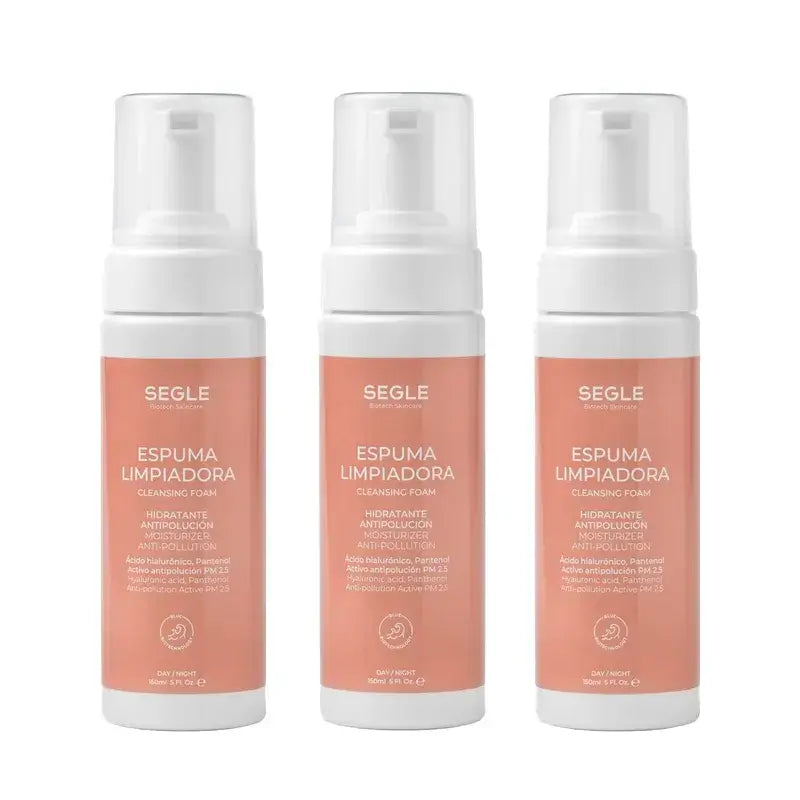 Segle Clinical Foaming Cleansing Foam, 3x150 ml