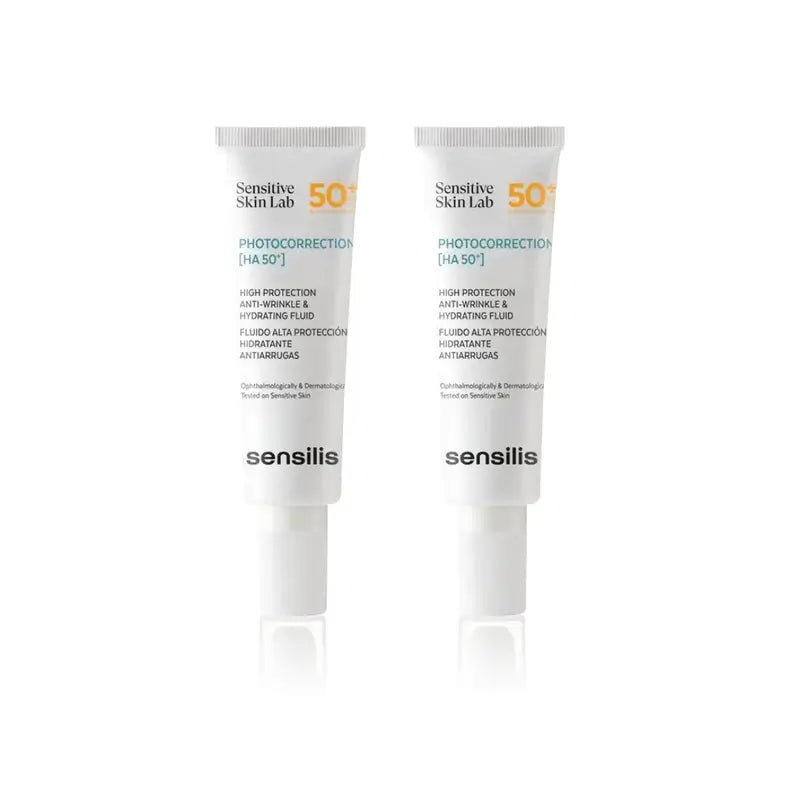 Sensilis Photocorrection [Ha 50+] Hydratation et anti-rides, 2X50 Ml