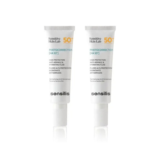 Sensilis Photocorrection [Ha 50+] Hydratation et anti-rides, 2X50 Ml