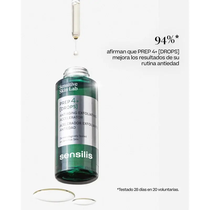 Sensilis Prep4+ Drops Sérum accélérateur exfoliant anti-âge 30 Ml