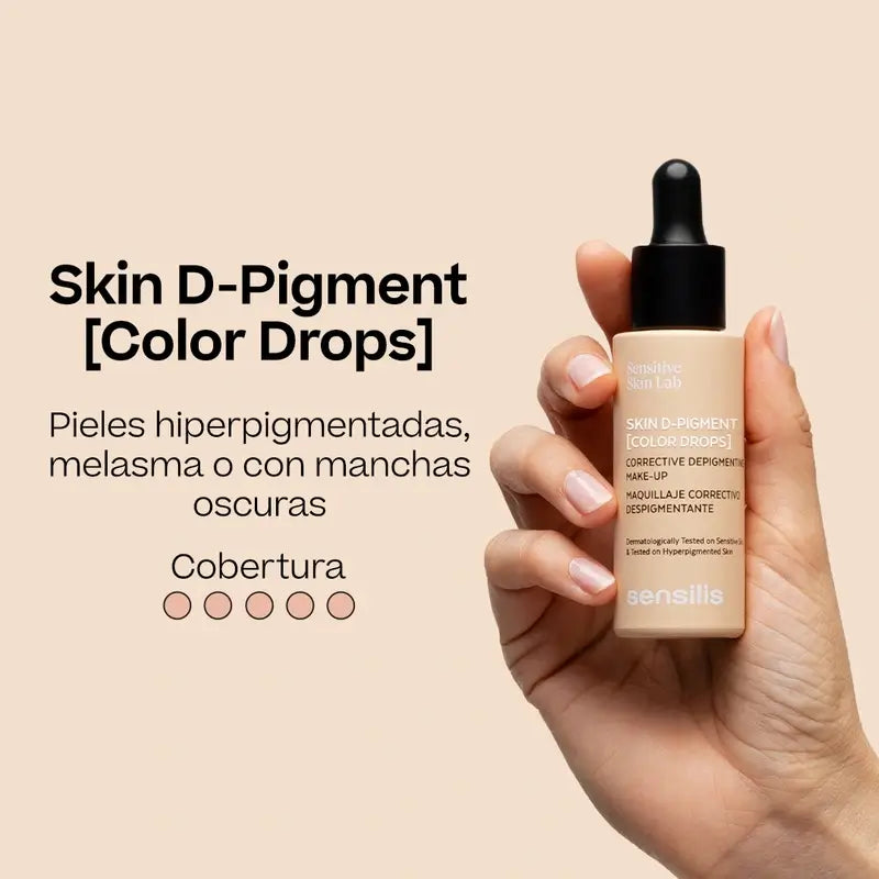 Sensilis Skin D-Pigment Beige Correcteur de maquillage dépigmentant, 30 ml