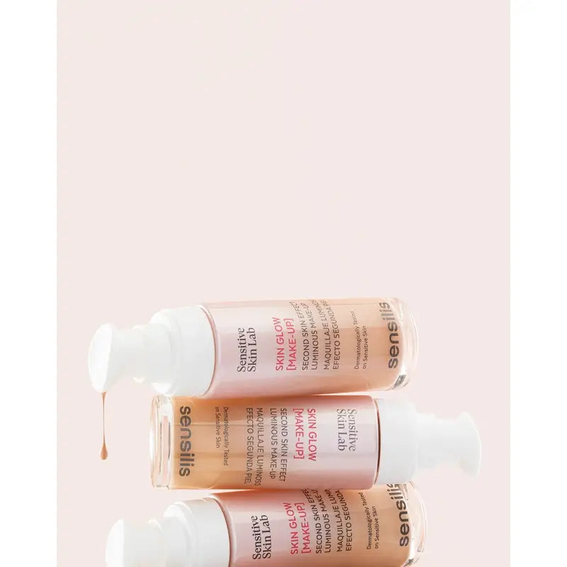Sensilis Skin Glow Makeup Fond de teint lumineux - Teinte Pêche Dore 05, 30 ml