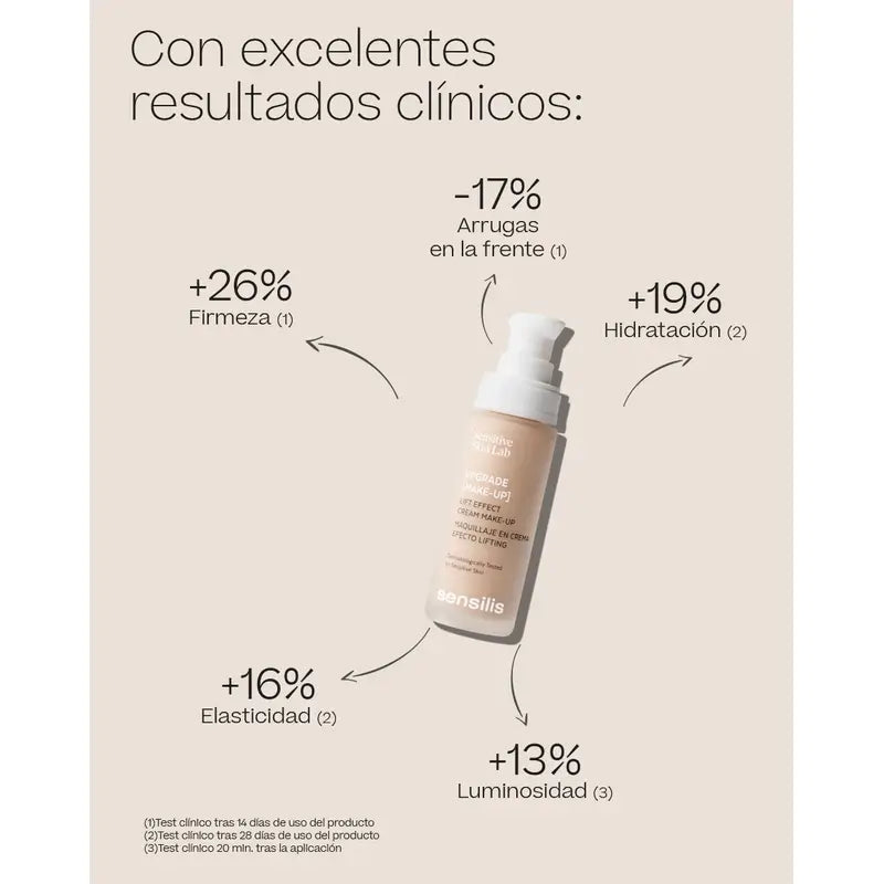 Sensilis Upgrade Make Up Lift Effect Cream Make Up 05 Noisette 30 ml