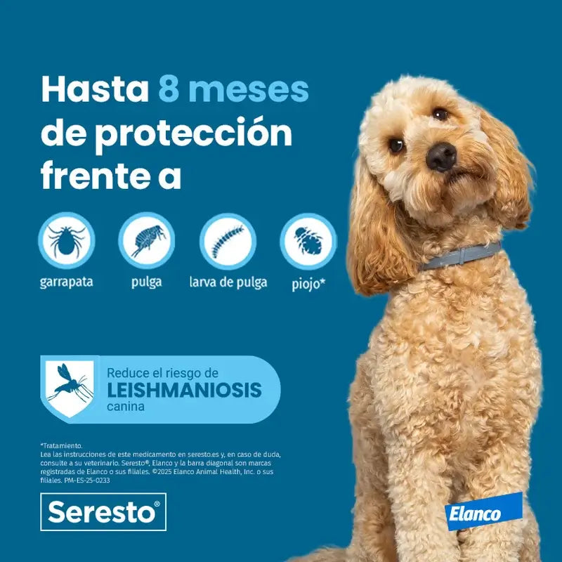 Seresto Collier pour chien +8Kg Large Pack 3 unités