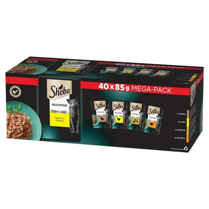 Sheba Bulkpack Volaille en gelée 40X85G