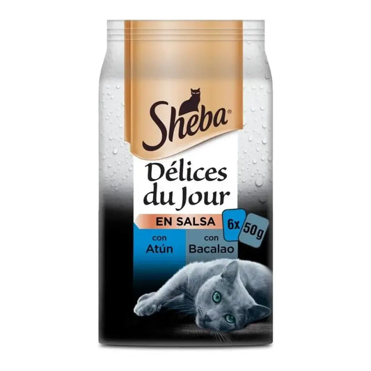 Sheba Delices Du Jour Poisson Pour Chats 12X6X50Gr