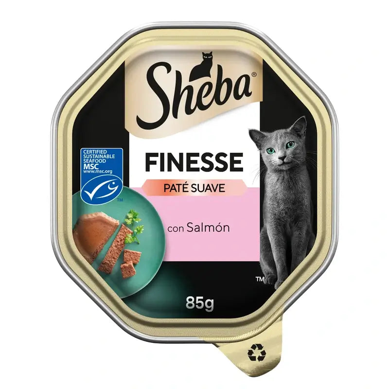 Sheba Finesse Saumon 22X85 Gr
