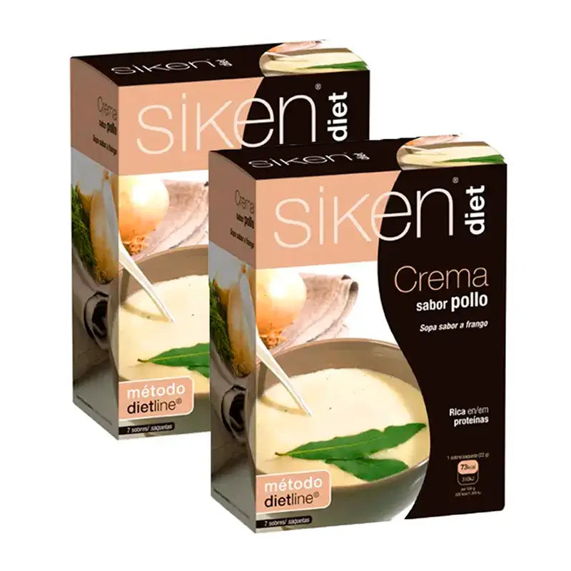 Siken Diet Chicken Cream, paquet de 2 x 7 sachets