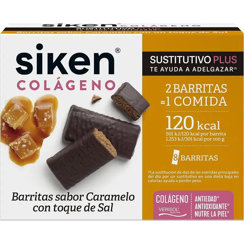 Siken Collagen Substitute Caramel Bar , 40 grammes