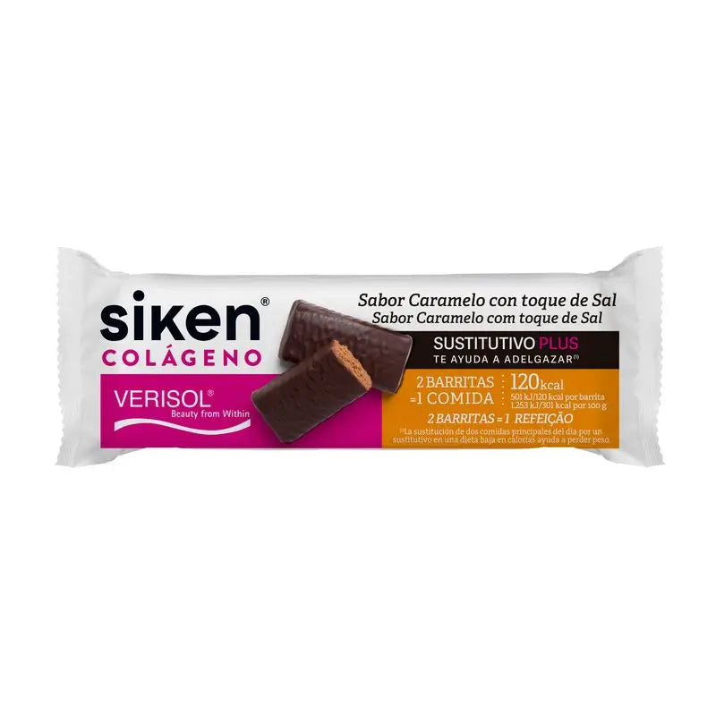 Siken Collagen Substitute Caramel Bar , 40 grams