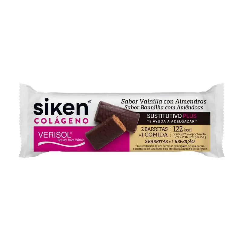 Siken Collagen Substitute Vanilla Bar , 40 grams