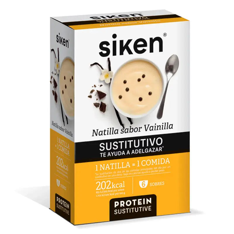 Siken Vanilla Custard Substitute 6 sachets
